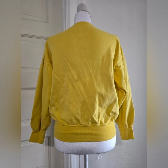Vintage Yves Saint Laurent Yellow Sweater with Multicolor Stars - Picture 6 of 15